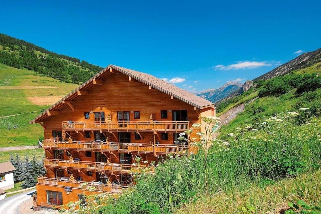 T2/3 6Pers & Pied Des Pistes & Piscine Chauffee Daire Vars  Dış mekan fotoğraf